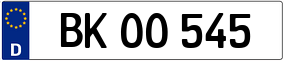 Truck License Plate